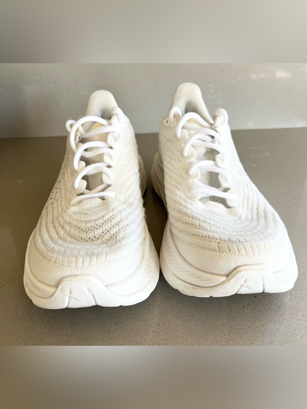 HOKA ONE ONE Mach 5 White White Women's Running Shoes Size 8 B Athletic Sneaker - Picture 6 of 12